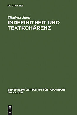 E-Book (pdf) Indefinitheit und Textkohärenz von Elisabeth Stark