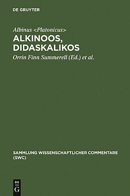 E-Book (pdf) Alkinoos, Didaskalikos von Albinus 