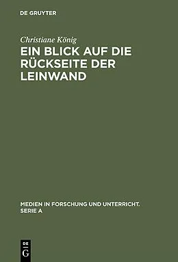 E-Book (pdf) Ein Blick auf die Rückseite der Leinwand von Christiane König