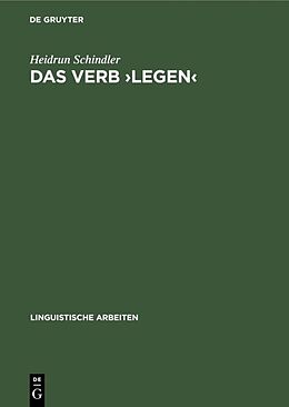 E-Book (pdf) Das Verb legen von Heidrun Schindler