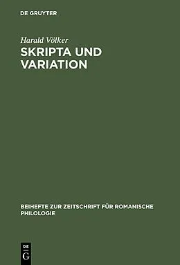 PDF Skripta und Variation von Harald Völker