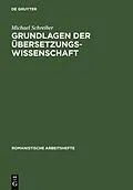E-Book (pdf) Grundlagen der Übersetzungswissenschaft von Michael Schreiber