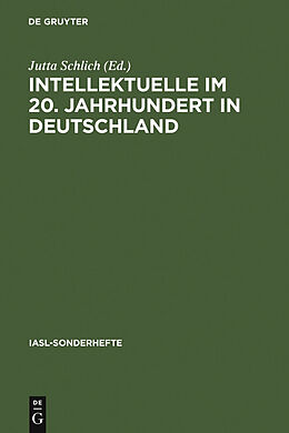 E-Book (pdf) Intellektuelle im 20. Jahrhundert in Deutschland von 