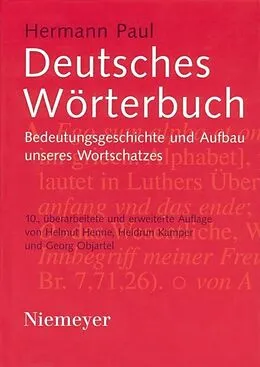 E-Book (pdf) Deutsches Wörterbuch von Hermann Paul