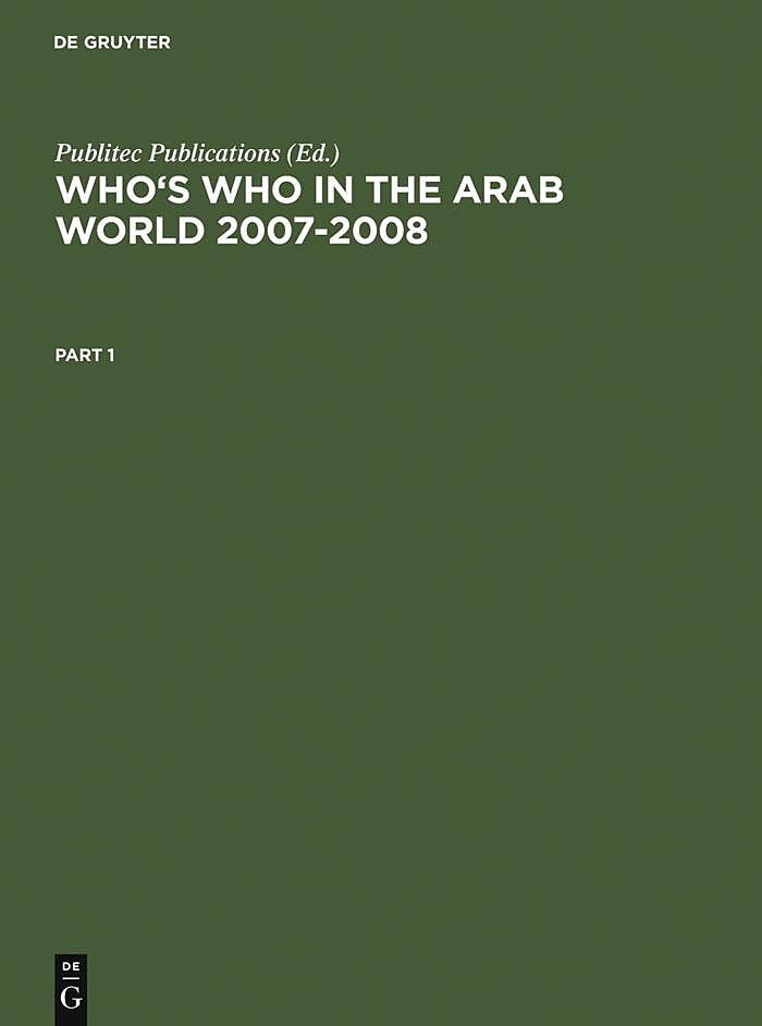 Who's Who in the Arab World 2007-2008