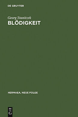 E-Book (pdf) Blödigkeit von Georg Stanitzek