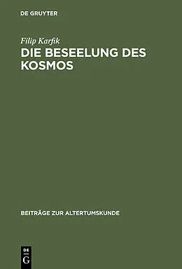 E-Book (pdf) Die Beseelung des Kosmos von Filip Karfik