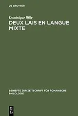 E-Book (pdf) Deux lais en langue mixte von Dominique Billy