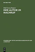 E-Book (pdf) Der Autor im Nachruf von Ralf Georg Bogner