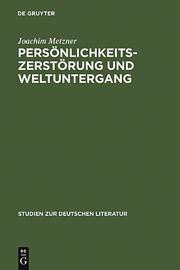 E-Book (pdf) Persönlichkeitszerstörung und Weltuntergang von Joachim Metzner