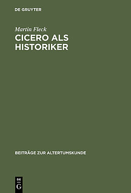 E-Book (pdf) Cicero als Historiker von Martin Fleck