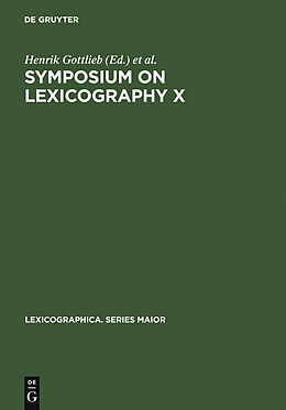 eBook (pdf) Symposium on Lexicography X de 