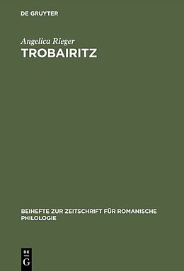 E-Book (pdf) Trobairitz von Angelica Rieger