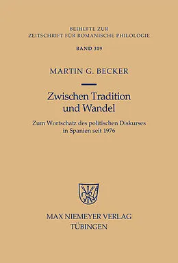 E-Book (pdf) Zwischen Tradition und Wandel von Martin G. Becker