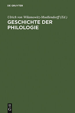E-Book (pdf) Geschichte der Philologie von 