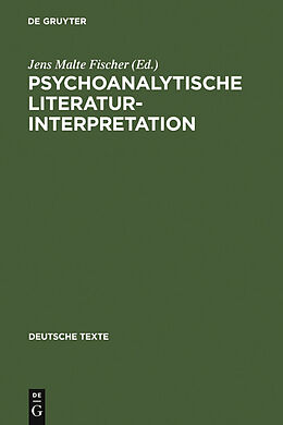 E-Book (pdf) Psychoanalytische Literaturinterpretation von 