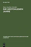 E-Book (pdf) Die gestohlenen Jahre von Hans Joachim Schröder