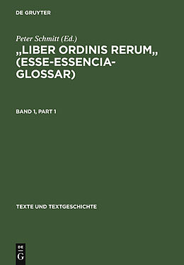 E-Book (pdf) &quot;Liber ordinis rerum&quot; (Esse-Essencia-Glossar) von 