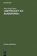 E-Book (pdf) »Getruckt zu Augspurg« von Hans-Jörg Künast