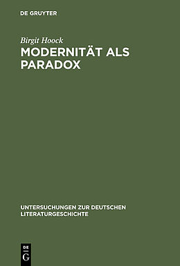 E-Book (pdf) Modernität als Paradox von Birgit Hoock