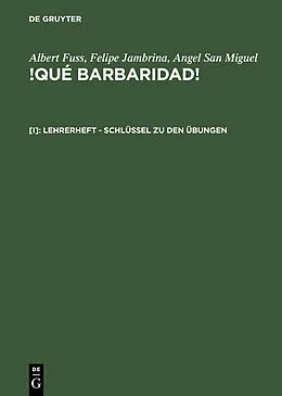 E-Book (pdf) Lehrerheft  Schlüssel zu den Übungen von Albert Fuss, Felipe Jambrina, Angel San Miguel