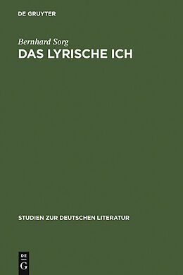 E-Book (pdf) Das lyrische Ich von Bernhard Sorg