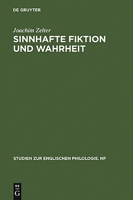 E-Book (pdf) Sinnhafte Fiktion und Wahrheit von Joachim Zelter