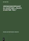 E-Book (pdf) Verskonkordanz zu Goethes Faust, Zweiter Teil von 