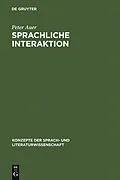 E-Book (pdf) Sprachliche Interaktion von Peter Auer