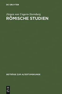 E-Book (pdf) Römische Studien von Jürgen von Ungern-Sternberg