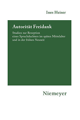 E-Book (pdf) Autorität Freidank von Ines Heiser