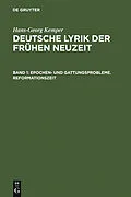 E-Book (pdf) Epochen- und Gattungsprobleme. Reformationszeit von Hans-Georg Kemper
