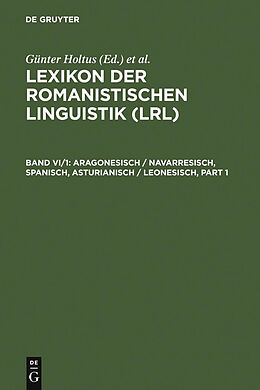 E-Book (pdf) Lexikon der Romanistischen Linguistik (LRL) / Aragonesisch / Navarresisch, Spanisch, Asturianisch / Leonesisch von 
