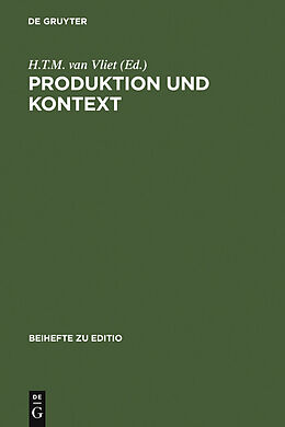 E-Book (pdf) Produktion und Kontext von 