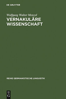 E-Book (pdf) Vernakuläre Wissenschaft von Wolfgang Walter Menzel