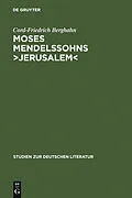 E-Book (pdf) Moses Mendelssohns Jerusalem von Cord-Friedrich Berghahn