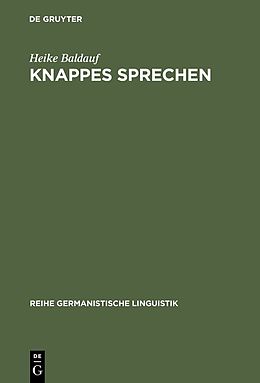 E-Book (pdf) Knappes Sprechen von Heike Baldauf