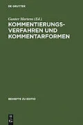 E-Book (pdf) Kommentierungsverfahren und Kommentarformen von 