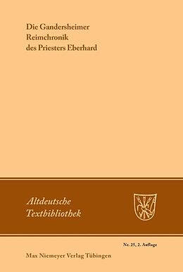 E-Book (pdf) Die Gandersheimer Reimchronik von Priester Eberhard