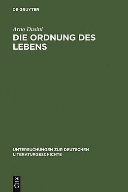 E-Book (pdf) Die Ordnung des Lebens von Arno Dusini