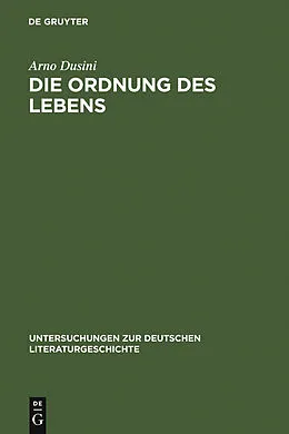 PDF Die Ordnung des Lebens von Arno Dusini