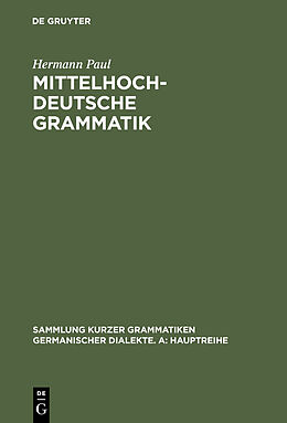 E-Book (pdf) Mittelhochdeutsche Grammatik von Hermann Paul