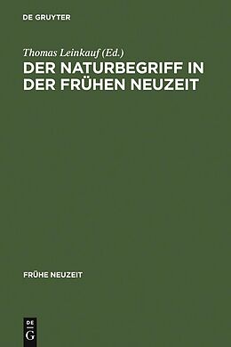 E-Book (pdf) Der Naturbegriff in der Frühen Neuzeit von 