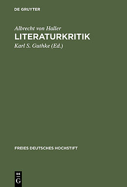E-Book (pdf) Literaturkritik von Albrecht von Haller