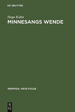 E-Book (pdf) Minnesangs Wende von Hugo Kuhn