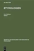E-Book (pdf) Etymologien von Kurt Baldinger