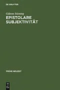 E-Book (pdf) Epistolare Subjektivität von Gideon Stiening