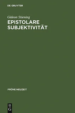 E-Book (pdf) Epistolare Subjektivität von Gideon Stiening