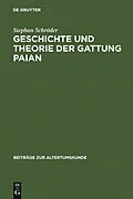 E-Book (pdf) Geschichte und Theorie der Gattung Paian von Stephan Schröder