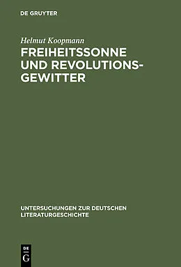 PDF Freiheitssonne und Revolutionsgewitter von Helmut Koopmann